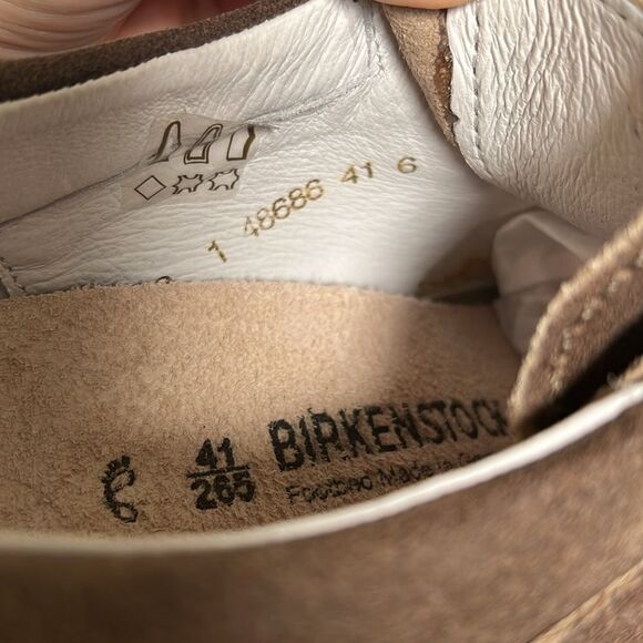 New Birkenstock Pasadena Suede Moccasin Shoes - Picture 8 of 9